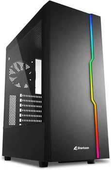 Корпус для ПК Sharkoon Mid-Tower RGB Slider Черный (101898544)