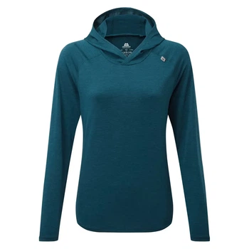 Кофта Mountain Equipment Glace Women's Hooded Top (Majolica blue 14) вага 150 г матеріал 87% перероблений поліестер (ME-005993.01635.14)
