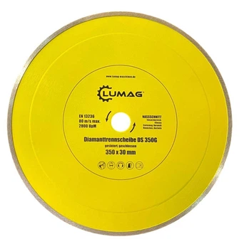 Алмазный диск Lumag сплошной DS350G размеры - Ø 350х30 мм (DS350G)