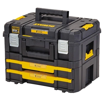 Ящик з висувними секціями TSTAK 2.0 DeWALT DWST83395-1 матеріал поліпропілен об'єм 21.6 л навантаження 30 кг (DWST83395-1)