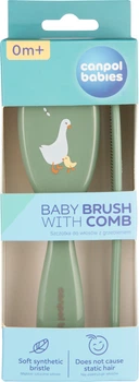 Щетка с расческой Canpol Babies Goose с мягкой щетиной (2/417)