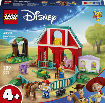 Zestaw klocków LEGO Disney Pixar Konne ranczo Blaze'a 209 elementów (43304)