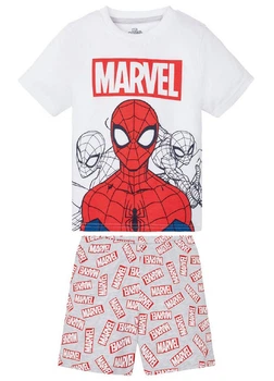Піжама з принтом Спайдермен Spiderman Lupilu 86 92 см біла червона