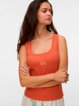 Майка жіноча Vero Moda 10343551 XS Langoustino (5715871614700)