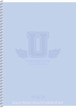 Колледж-блок Школьник, B5, 80 листов, Student, 70 г/м2, клетка, (B5-080-6523K)