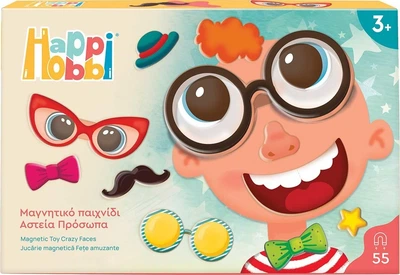 Настільна гра магнітна As Happi Hobbi Crazy Faces (5203068640798)