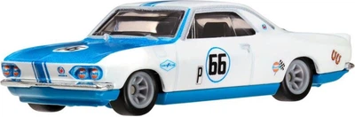 Model samochodu Mattel Hot Wheels Premium Boulevard 1966 Chevrolet Corvair Yenko Stinger Biało-czarny HRT69 (194735185542)
