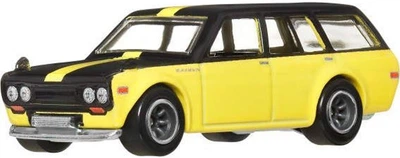 Model samochodu Mattel Hot Wheels Premium Boulevard Datsun 510 Wagon Ciemno-niebieski metalik JBL21 (194735262809)