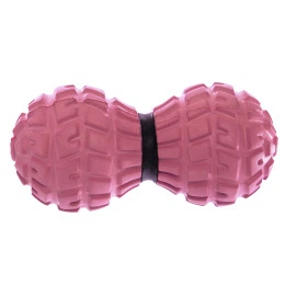 Масажний м’яч подвійний Duo Massage Ball арахіс для йоги та пілатесу 4*5,8*5,8 см рожевий