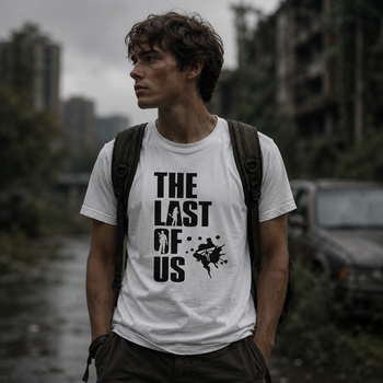 Футболка мужская с принтом ТіШОТКА The Last of Us Одни из нас XL Белый Стандарт (1056935510)