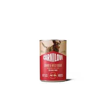 Влажный корм Carnilove Lamb & Wild Boar для собак, паштет ягненка и дикий кабан, 400 г (8595602582822)