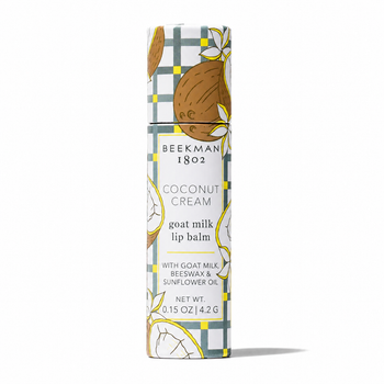 Бальзам для губ Beekman 1802 Coconut Cream Goat Milk Lip Balm 4.2