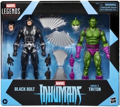 Zestaw figurek Hasbro Marvel Legends Series Inhumans Black Bolt and Triton 15 cm 2 szt G1868 (5010996328403)