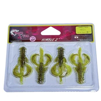 Приманка Crazy Fish Nimble 2" 50-50-30d-6 смак кальмар уп. (8шт),50-50-30d-6