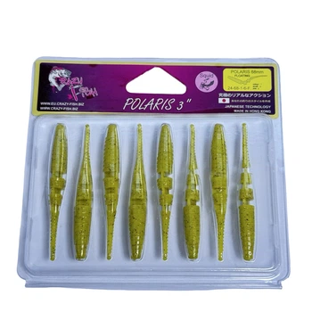Приманка Crazy Fish Polaris 3" 24-68-1-6-F смак кальмар уп. (8шт),24-68-1-6-F