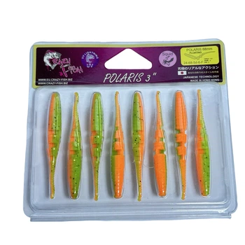 Приманка Crazy Fish Polaris 3" 24-68-5d-6-F вкус кальмар уп. (8шт),24-68-5d-6-F