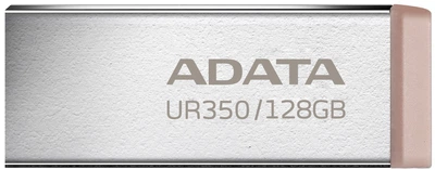 USB флеш накопичувач ADATA 128GB UR350 Silver/Beige USB 3.2 (UR350-128G-RSR/BG) 330800