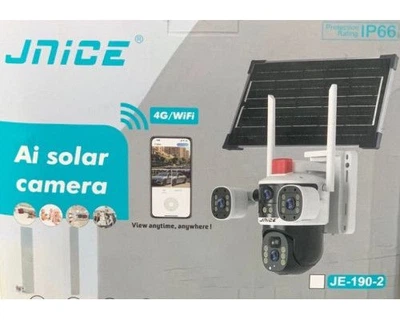 Камера Wi-Fi IP66 12mp 4 объектива видеонаблюдение Черная и Белая