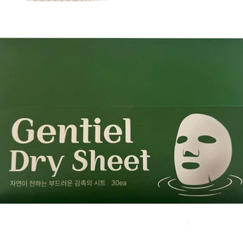 Корейская тканевая маска для лица Gentiel Dry Sheet 30 шт (KOR271718)