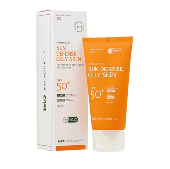 Солнцезащитный крем для жирной кожи Innoaesthetics Sun Defense Oily Skin Spf 50+, 60 мл