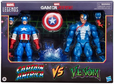 Набір фігурок Hasbro Marvel Legends Series Gameverse Captain America and Venom 15 см 2 шт G0622 (5010996320476)