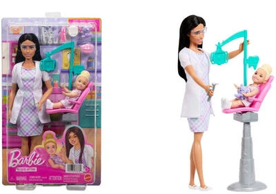 Кукла Mattel Barbie You Can Be Anything Стоматолог с аксессуаром JMK15 WB6 (194735378760)