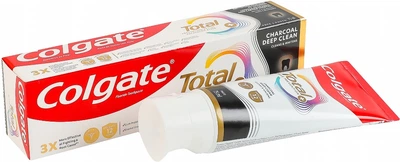 Зубная паста Colgate Total Активная защита + Глубокая чистка с углем 75 мл (6920354827952)