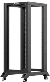 Серверна стійка Lanberg Open Rack 19" 27U 600x800 Black (OR01-6827-B)