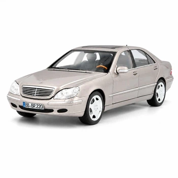 Модель автомобиля Mercedes-Benz S600 Long (V220) (2000-2005) Cubanite Silver, Scale 1:18