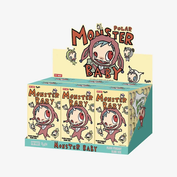 Коллекционная мягкая игрушка-сюрприз Pop Mart POLAR-Monster серия Baby Collection Pendant Ver.1 (6941313044296)