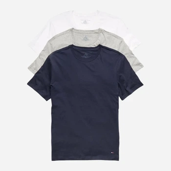 Набір футболок чоловічих Tommy Hilfiger 549860957 M 3 шт Білий/Сірий/Чорний (1159861793)