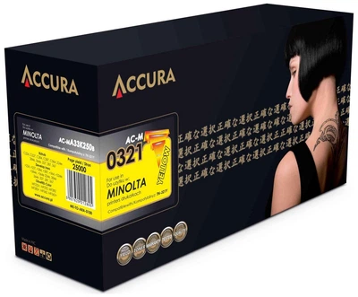 Тонер-картридж Accura для Minolta TN-221Y/321Y Yellow (AC-MA33K250B)
