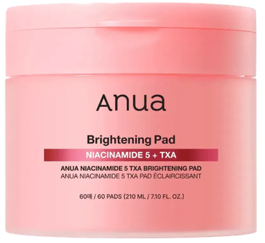 Диски для обличчя Anua Niacinamide 5 TXA освітлювальні 60 шт (8809640739422)