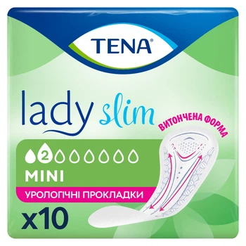 Урологічні прокладки Tena Lady Slim Mini 10 шт (7322540984705/7322540853254)