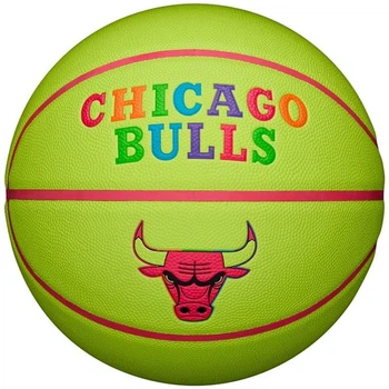 М'яч баскетбольний Wilson NBA TEAM NEON BSKT CHI BULLS size 7 Салатовий (WZ4037402XB7 7)
