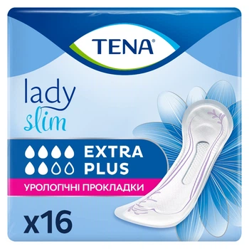 TENA Lady Slim Extra Plus прокладки урологічні 16 шт. (7322541463193)