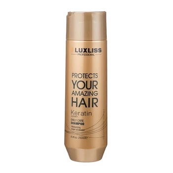 Шампунь кератиновий Luxliss Keratin Smoothing Daily Care Shampoo для щоденного використання 250 мл