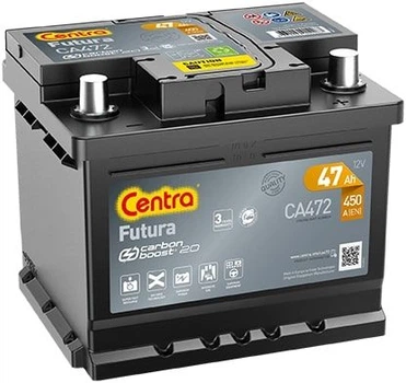 Автомобильный аккумулятор CENTRA 47Ah/450A/P+ Futura (CN CA472)