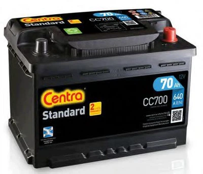 Автомобильный аккумулятор CENTRA 70Ah/640A/P+ Standard (CN CC700)