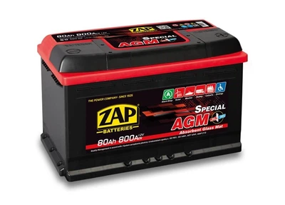 Автомобільний акумулятор ZAP 80Ah/800A P+AGM (ZAP 580 02)
