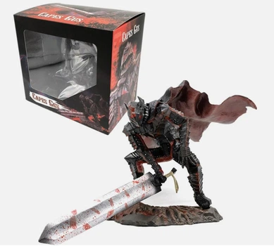 Фігурка Guts Berserker Armor із мечем Dragonslayer — Berserk колекційна статуетка 18см