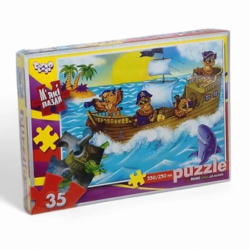 Мʼякі пазли "Сови пірати", 35 елементів Dankotoys (59770)