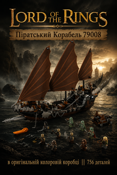 Конструктор Корабель Амбара 79008 | Lord Of Rings | Піратський корабель || 756 деталей