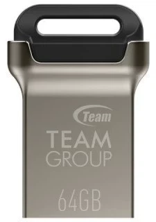 Флеш накопитель USB 64Gb Team C162, Black, USB 3.2 Gen 1 (TC162364GB01)
