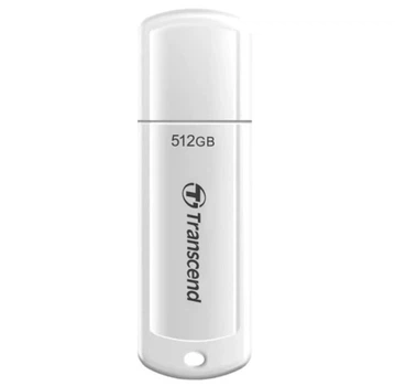Флеш накопитель USB 512Gb Transcend JetFlash 730, White, USB 3.1 Gen 1 (TS512GJF730)