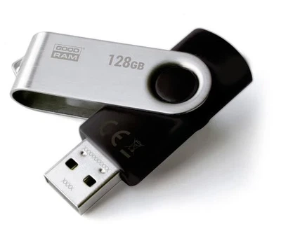 Флеш накопитель USB 128Gb Goodram UTS3, Black, USB 3.2 Gen 1 (UTS3-1280K0R11)