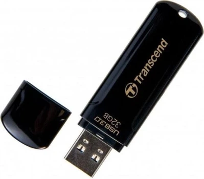 Флеш накопитель USB 32Gb Transcend JetFlash 700, Black, USB 3.1 Gen 1 (TS32GJF700)