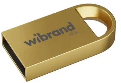 Флеш накопитель USB 4Gb Wibrand Lynx, Gold, USB 2.0 (WI2.0/LY4M2G)