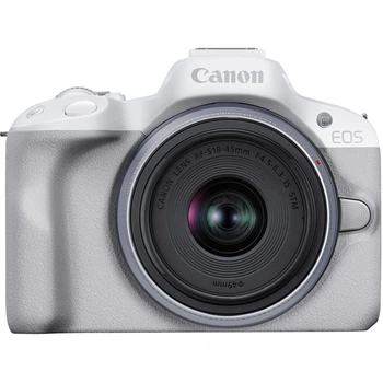 Беззеркальный фотоаппарат Canon EOS R50 + RF-S 18-45 IS STM White (5812C030)