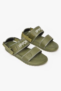 Сандалии мужские цвета хаки на липучке Без бренда размер 45 (214962)